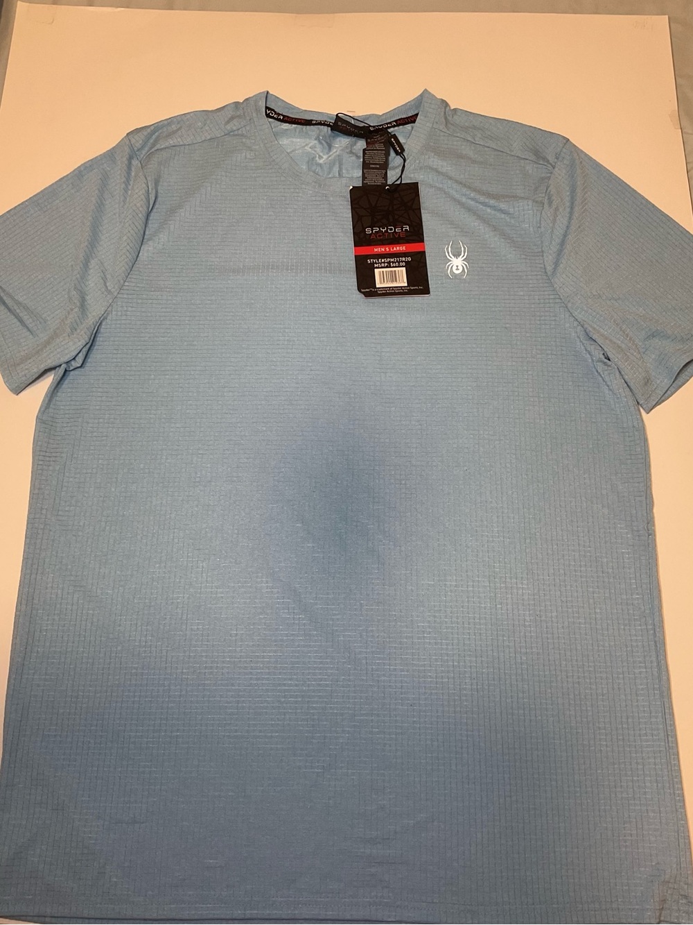 🆕Spyder Men’s Active Wear Short Sleeve Shirt
